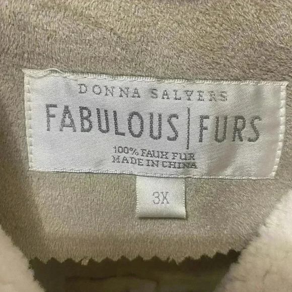 Fabulous Furs Faux Suede Asymmetrical Moto Jacket 3X - Picture 3 of 4